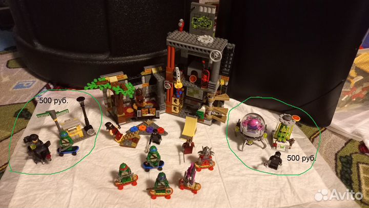 Lego, Mega Bloks, Bambao и др. конструкторы