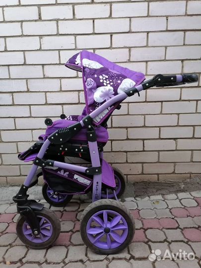 Прогулочная детская коляска Teddy Platinum