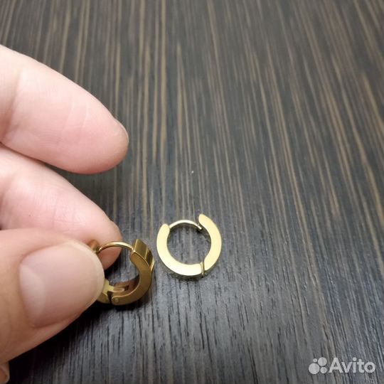 Серьги кольца