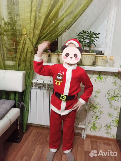 Новогодний костюм деда морозика
