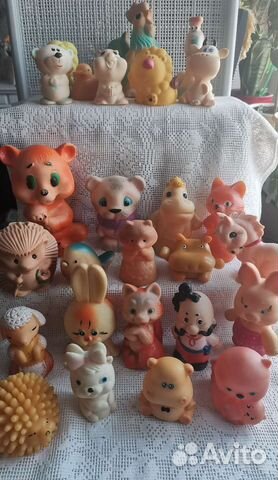 Резиновые игрушки СССР