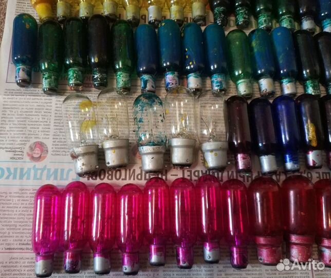 Лампа накаливания СССР 127В 25Вт и 15Вт и лбу-30