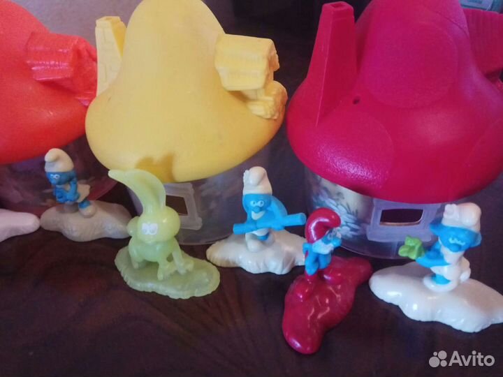 Игрушки Смурфики из Макдональдс