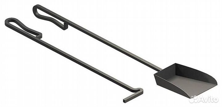 Кочерга и совок для подачи