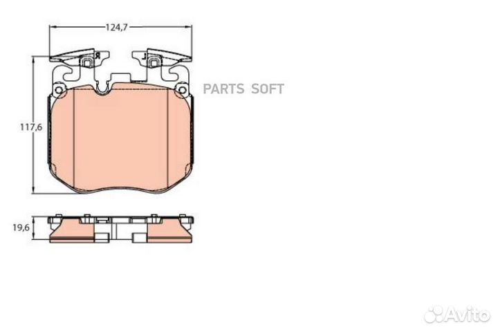 ZF russia GDB2147ZFR К-т дисков. тормоз. колодок