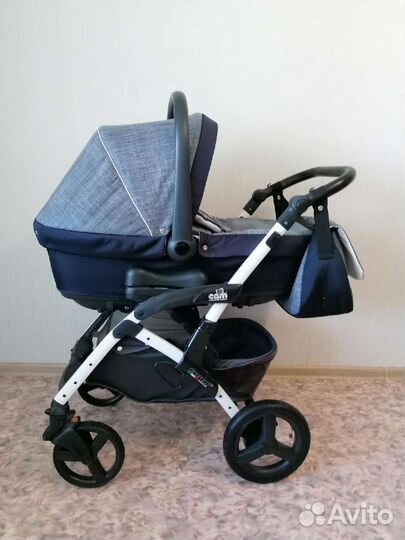 Коляска 3в1 Cam Dinamico Up (Италия/джинса)
