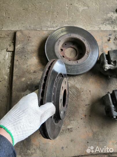 Комплект передних тормозов нексия/ланос вент