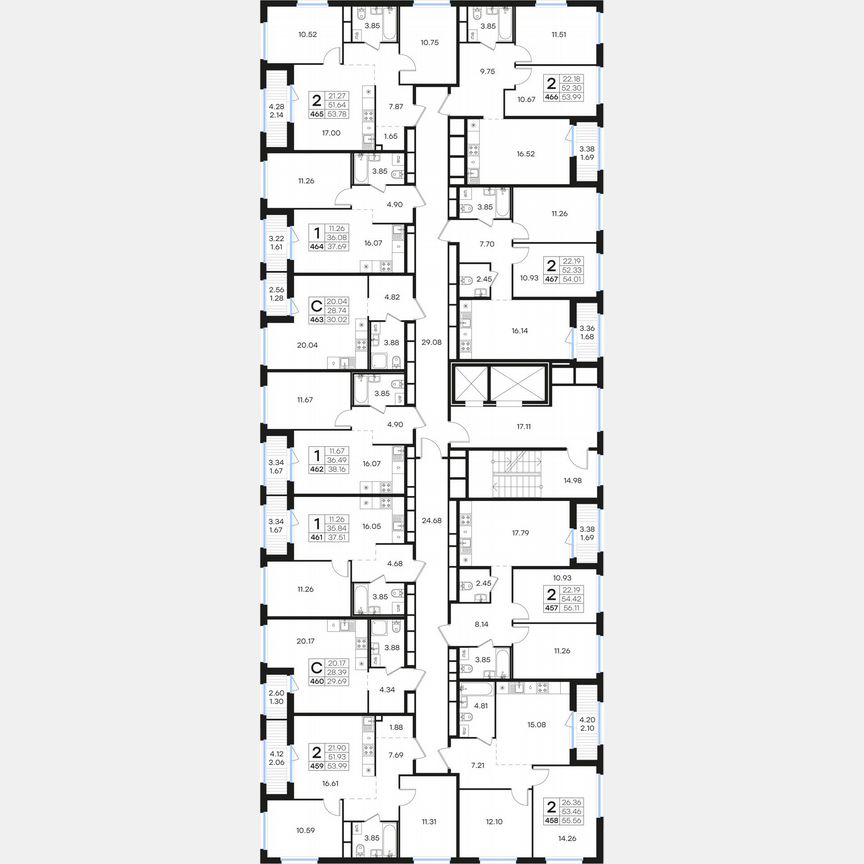1-к. квартира, 37,7 м², 6/15 эт.