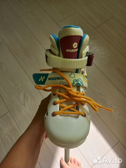 Коньки nordway детские раздвижные