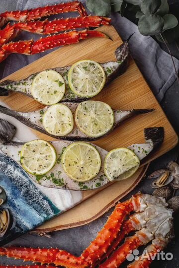 Стейки палтуса