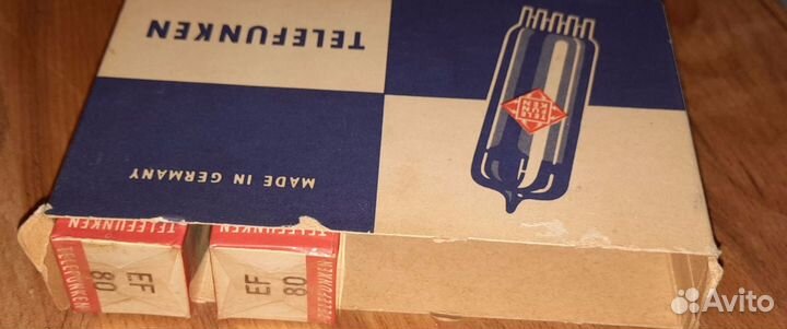 Радиолампы EF80 2С4С 12AX7 ECC82 6SN7 300B