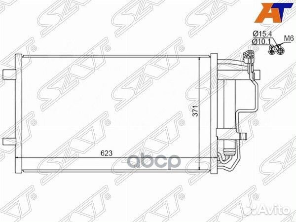 Радиатор кондиционера Mazda Axela 09-13 / Mazda