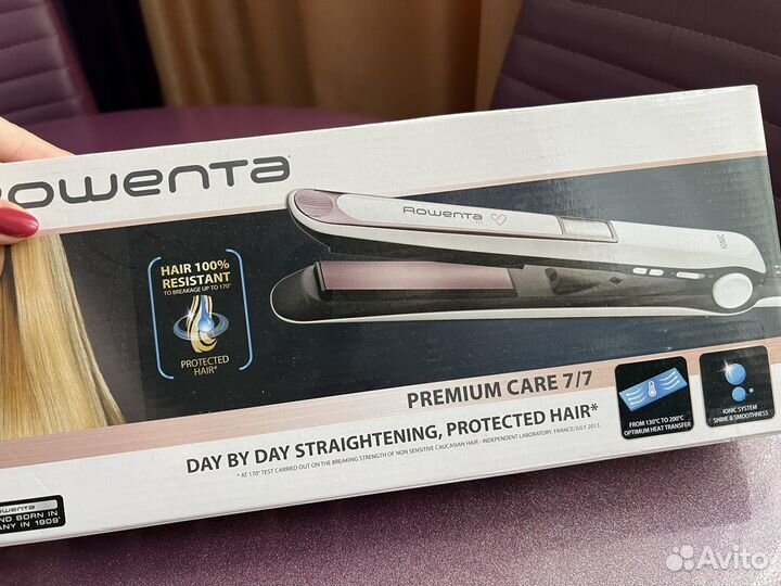 Выпрямитель для волос rowenta premium care 7/7