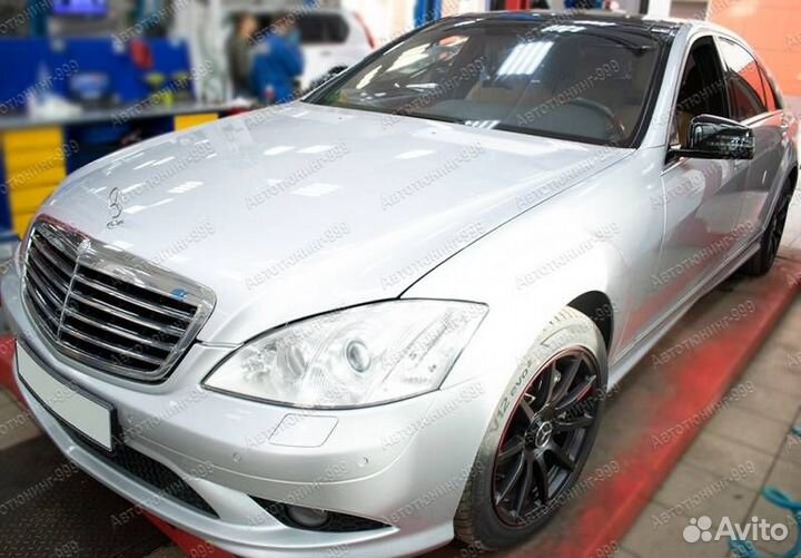 Зеркала для Mercedes S-klass W 221 черные