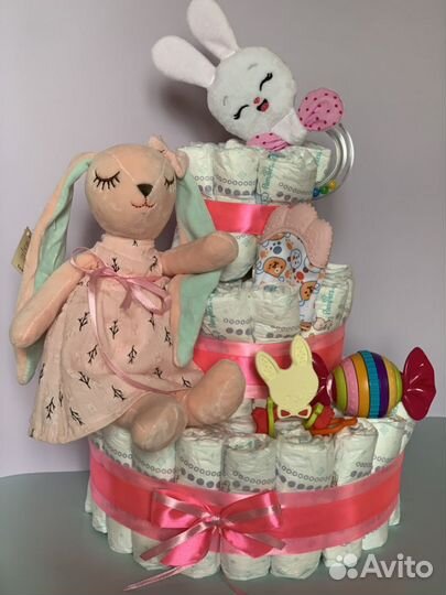 Подарочный набор Торт из Памперсов