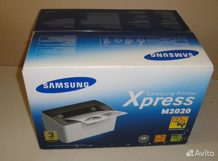 Лазерный принтер samsung Xpress M2020 новый