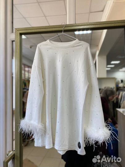 Свитшот женский оверсайз