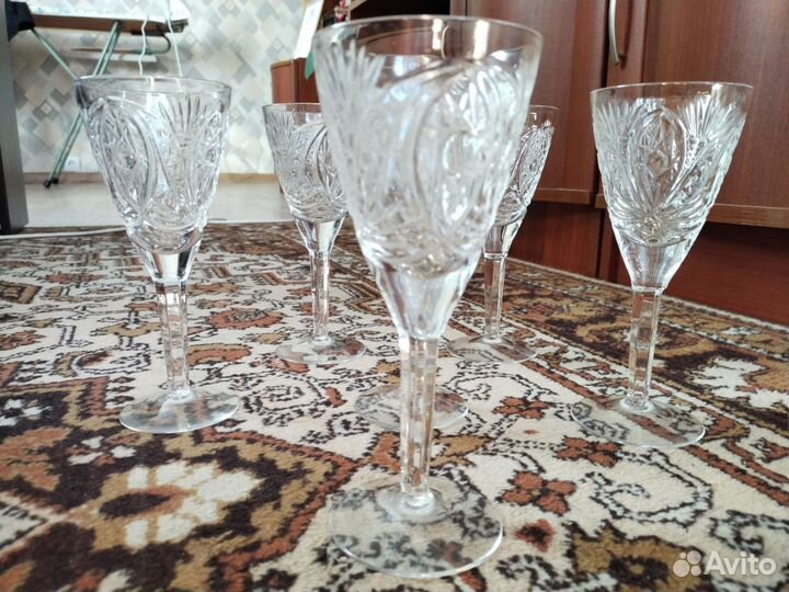 Фужеры хрустальные СССР