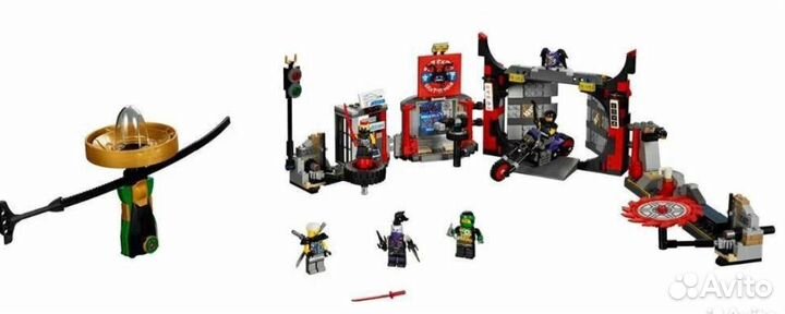 Lego Ninjago 70640 Штаб-квартира Сынов Гармадона