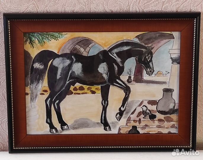 Картины лошади разные
