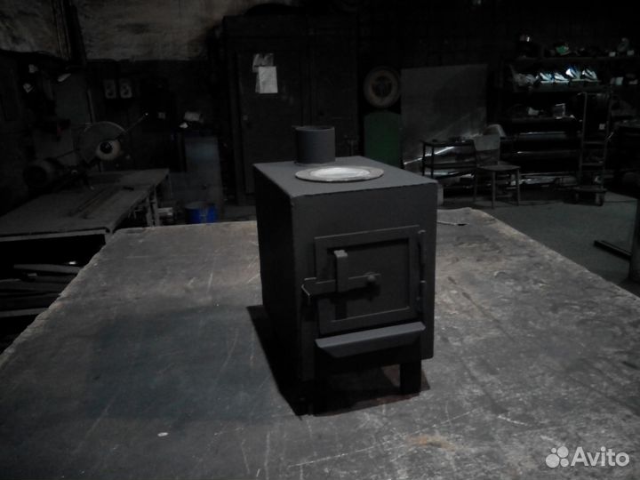 Печь буржуйка 270x350x400x3мм с комфоркой