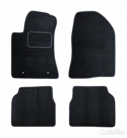 Ковры салона текстильные для renault duster (2015) comfort графит