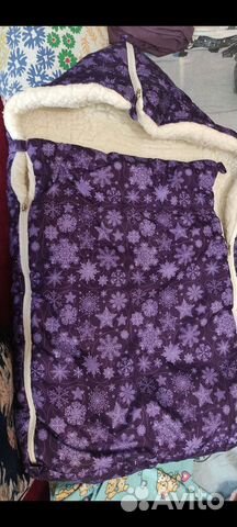 Зимний конверт в коляску