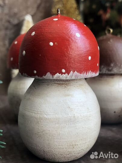 Деревянные грибочки