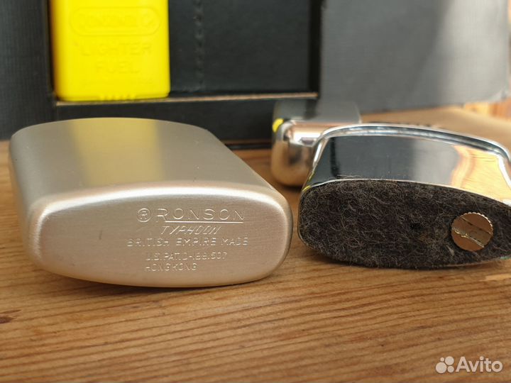 Винтажная Бензиновая зажигалка Ronson Typhoon 1950