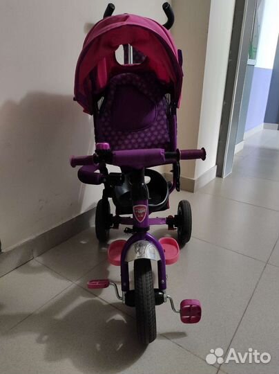 Велосипед коляска с ручкой