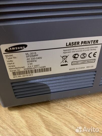 Принтер Samsung ML-2015