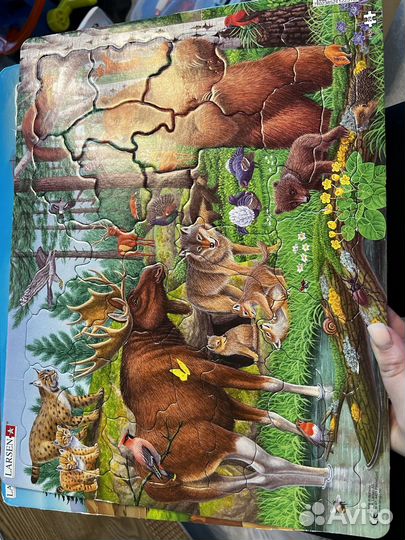 Пазлы larsen djeco