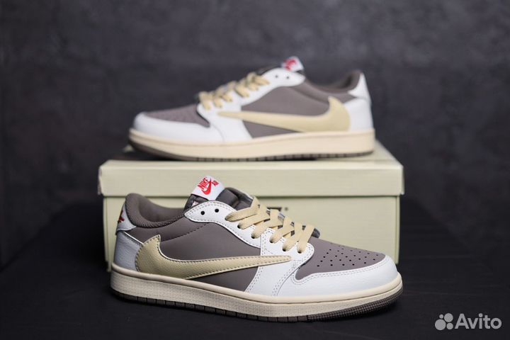 Кроссовки Nike Air Jordan 1 low travis scott mocha