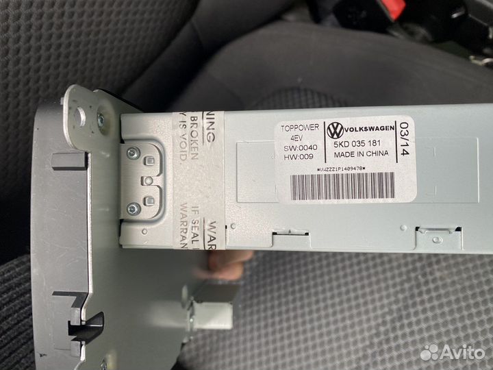 Магнитола штатная volkswagen jetta