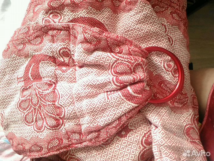 Слинг с кольцами didymos Гранатовые павлины