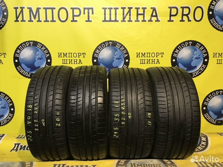Continental ContiSportContact 5 245/35 R18 и 225/40 R18 92Y
