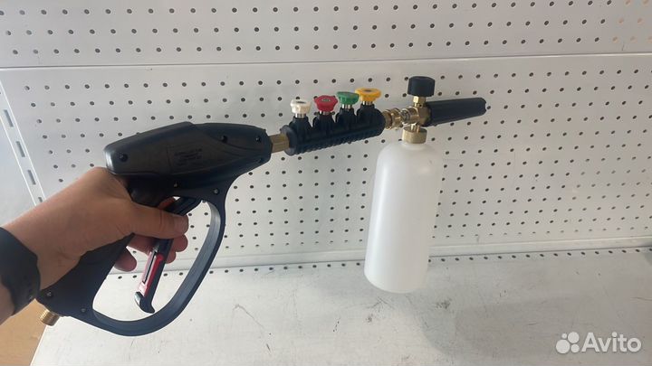 Пистолет + пенная насадка для мойки