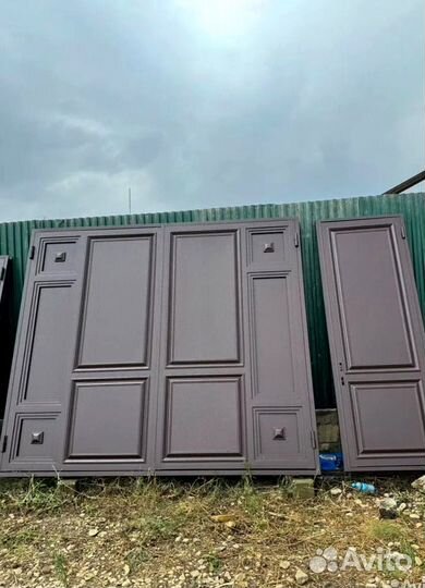 Ворота в Махачкале в дизайне лофт