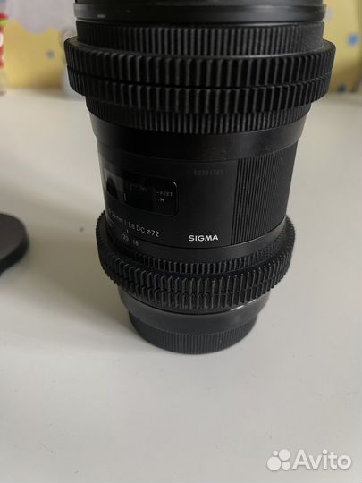 Sigma 18-35 1.8 Canon EF