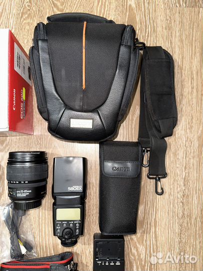 Canon 60d + EF-S 15-85 mm + комплект