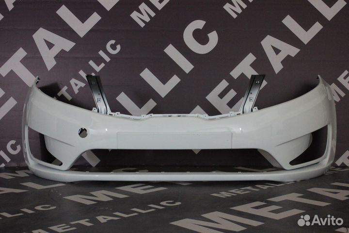 Бампер KIA RIO 11 передний с отв. под птф