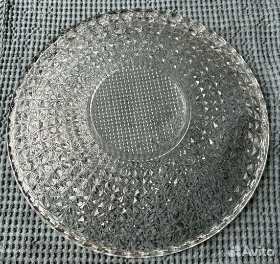 Блюдо стекло СССР