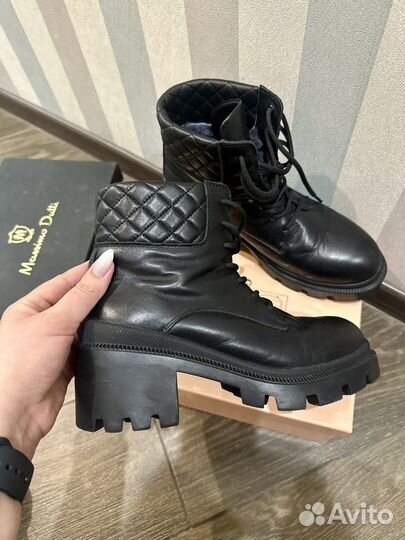 Ботинки tendance 40 кожа мех