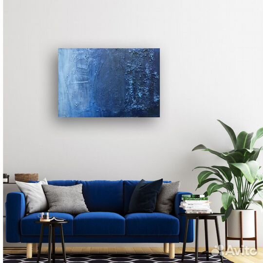 Интерьерная картина море абстракция
