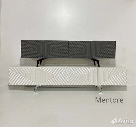 Тумба тв Bravo с фрезеровкой (конструктор)