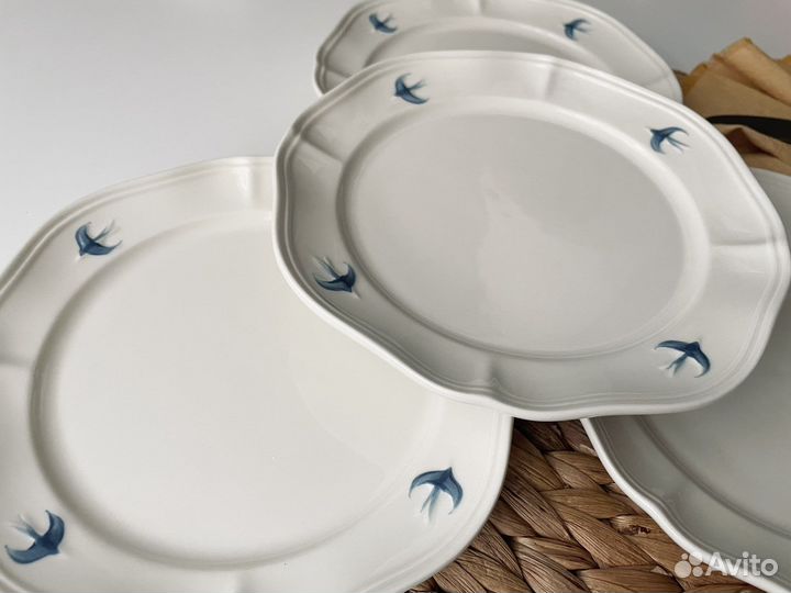 4 тарелки в стиле zara home