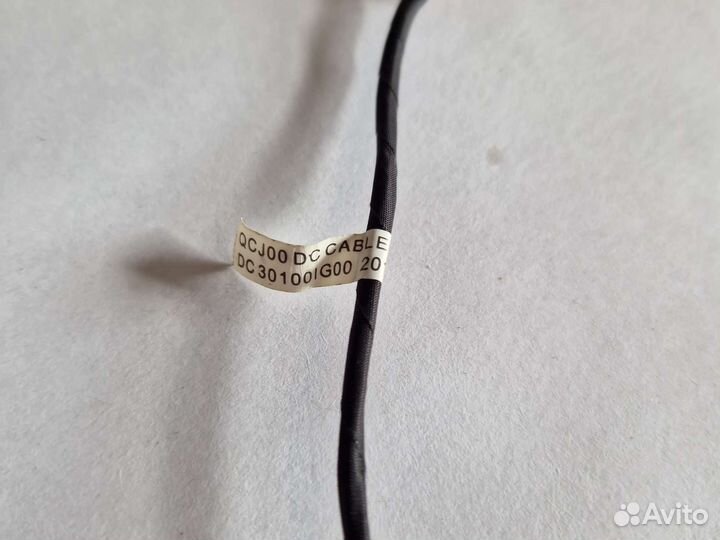 QCJ00 DC cable JPC. REV:0A Шлейф на разъем питания