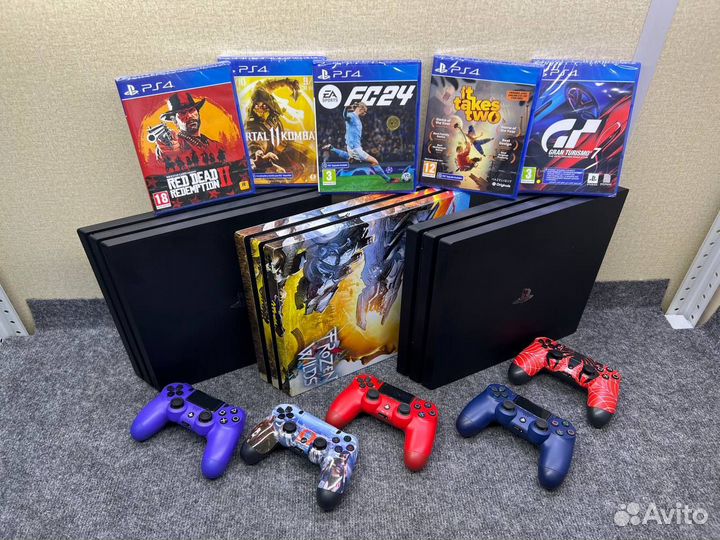 Sony PlayStation 4 Pro + 200 игр