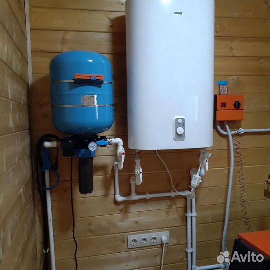 Монтаж отопления и водопровода, электромонтаж