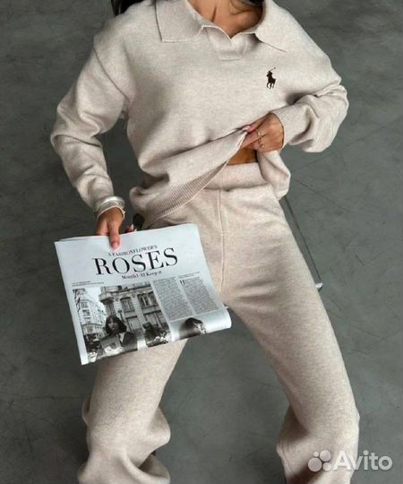 Костюм брючный женский теплый